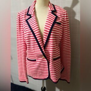 Lily Pulitzer striped blazer size XL